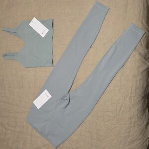 Lululemon Athletica Align Tank And Wunder Train HR Tight Leggings SET